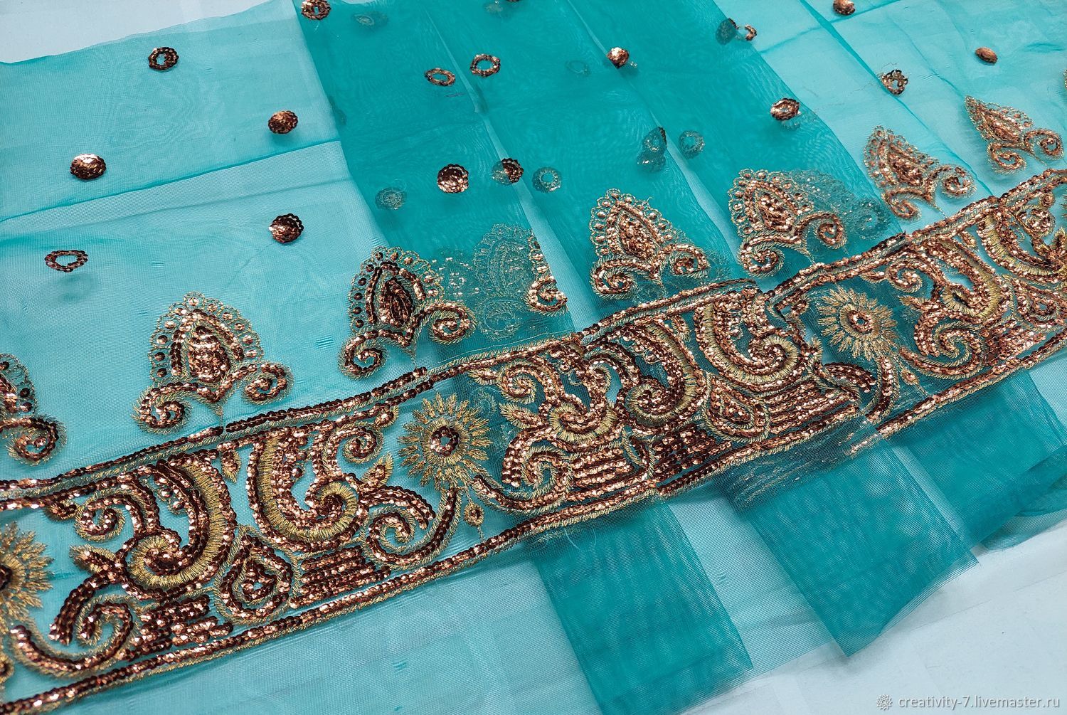 Ручная вышивка на сетке \"золотое богачество \" купить в интернет ...