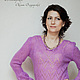 Mohair sweater 'Lilac tenderness', Sweaters, St. Petersburg,  Фото №1