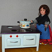 Куклы и игрушки handmade. Livemaster - original item Kitchen stove for dolls vintage. Handmade.