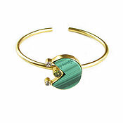 Украшения handmade. Livemaster - original item Malachite Bracelet, Designer malachite Green bracelet.. Handmade.
