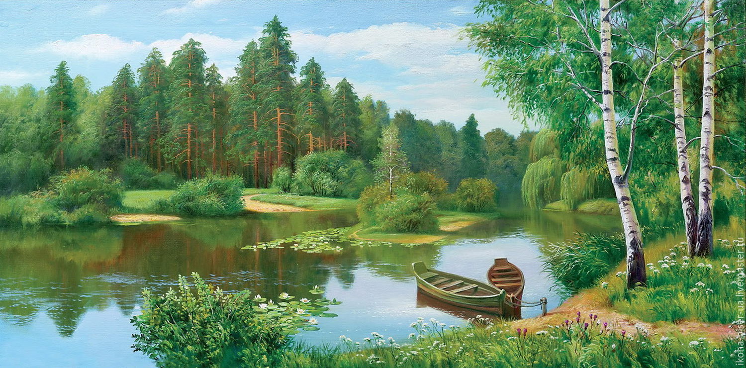 https://cs2.livemaster.ru/storage/6b/c5/4b8ed95fa43f80afefafc26a01se--kartiny-i-panno-pejzazh-priroda-lodochki-kartina-zhivopis-akr.jpg