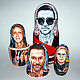 Портреты на матрёшках, группа Depeche Mode, Матрешки, Москва,  Фото №1