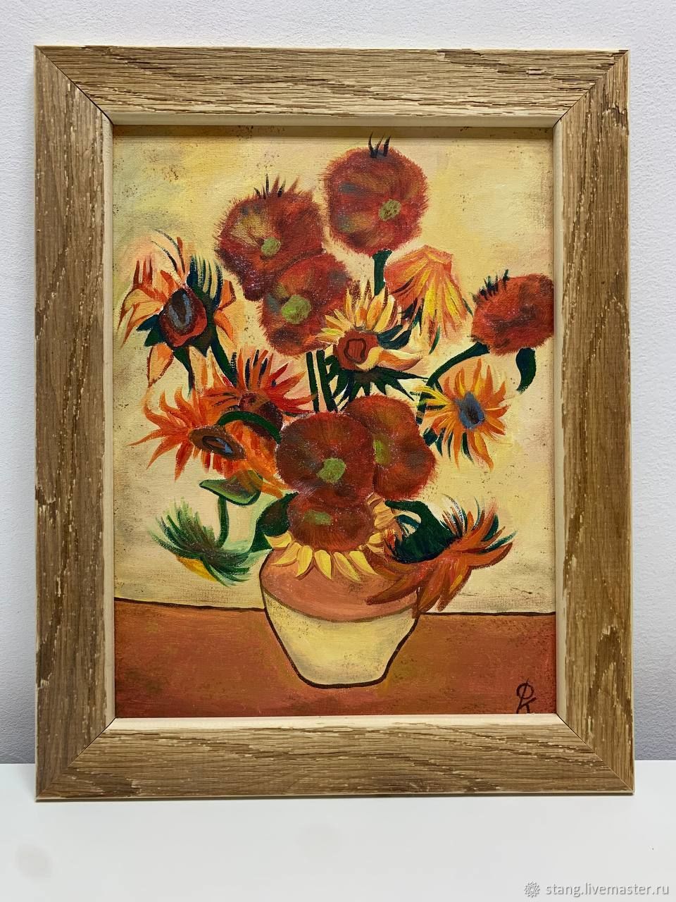 Картины: \"Подсолнухи Ван Гог\" в интернет-магазине на Ярмарке Мастеров ...