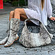 Boots made of Python leather in natural color. High Boots. exotiqpython. My Livemaster. Фото №6