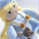Кукла. Вязаная кукла Сашенька. Народная кукла. Ирина Давыдова (ElvesWorld toys). Ярмарка Мастеров.  Фото №5