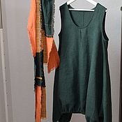 Одежда handmade. Livemaster - original item №213 Linen sundress-boho. Handmade.