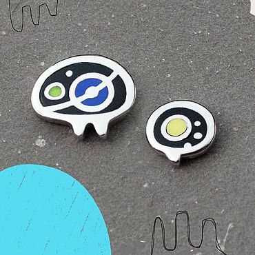 Украшения ручной работы. Ярмарка Мастеров - ручная работа Серьги "MICROCOSMOS". Серебро. Коллекция Микрокосмос. Handmade.