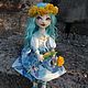 Blue. Boudoir textile doll. Boudoir doll. Design LEV. Online shopping on My Livemaster.  Фото №2