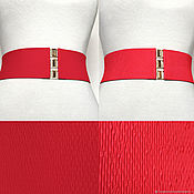 Аксессуары handmade. Livemaster - original item Elastic belts Red Medium and Light, different price for different height. Handmade.