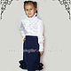 School uniform (blouse) Art.015. Blouses and shirts. ModSister/ modsisters. Интернет-магазин Ярмарка Мастеров.  Фото №2