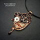 Колье "Птица Гранатового Сада". Колье. JazzBijoux ДжазБижу (Елена Сафронова). Ярмарка Мастеров.  Фото №9