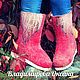 Boots: on the bottom, semi-valenoks assorted colors. Felt boots. валенки Vladimirova Oksana. My Livemaster. Фото №6