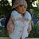 Abrigo de piel y sombrero para muñeca Gotz 46 cm. Clothes for dolls. DominikaSamara. Интернет-магазин Ярмарка Мастеров.  Фото №2