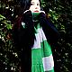 Harry Potter Slytherin scarf knitted scarf Draco Malfoy. Scarves. HappyFingers Movie store (happyfingers). My Livemaster. Фото №5