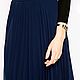 Pleated chiffon skirt dark blue, sulphur, grey. Skirts. Yana Levashova Fashion. Online shopping on My Livemaster.  Фото №2