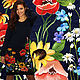 Вязаное платье с цветами, ручная вышивка " Летнее цветение ", Dresses, Murcia,  Фото №1