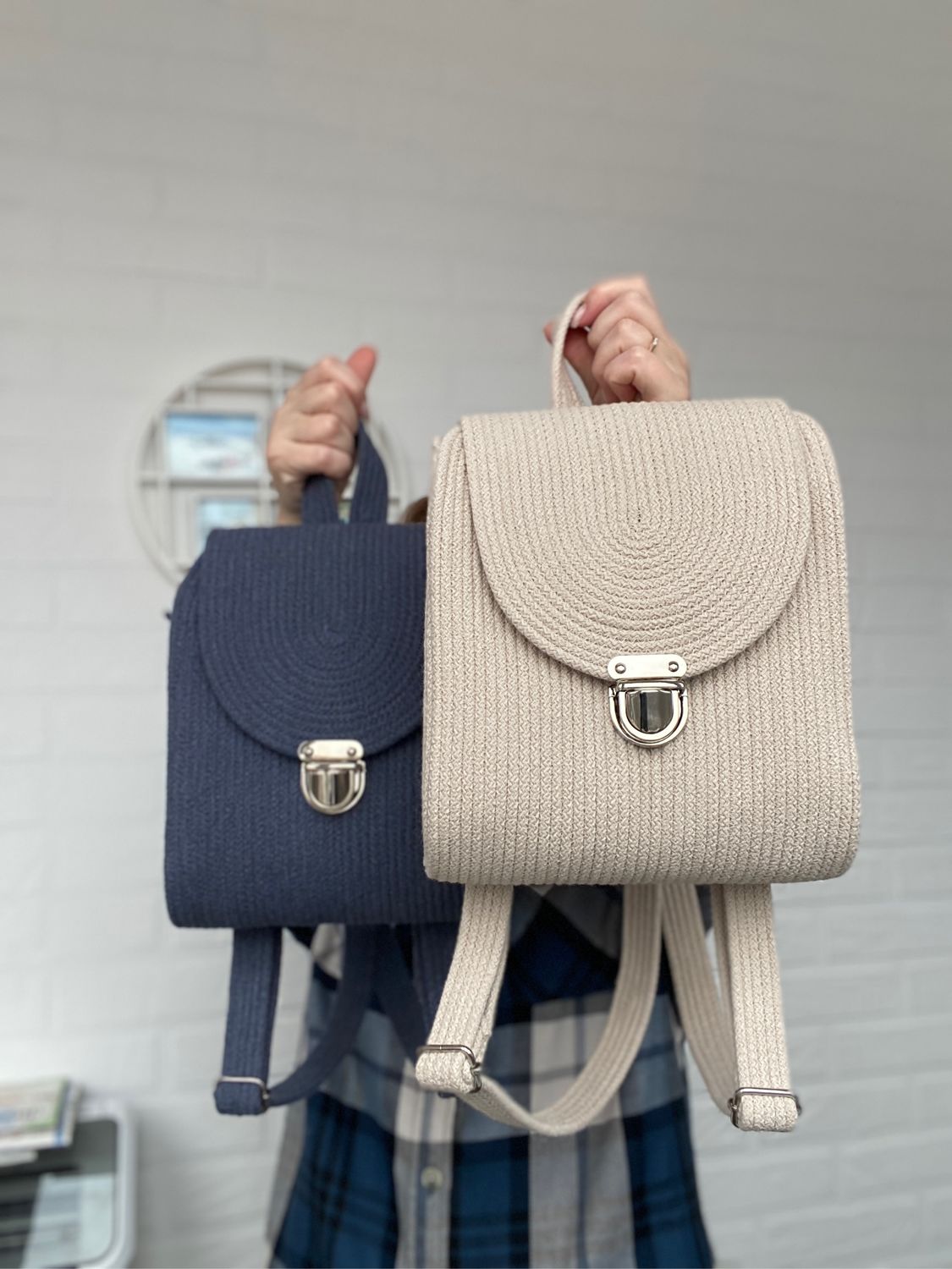 Рюкзак на каждый день из хлопкового шнура в интернет-магазине на ...