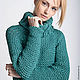 Sweater 'Emerald'. Sweaters. Julia-titova. Online shopping on My Livemaster.  Фото №2