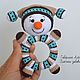 Master class on the creation of knitted toys ' Snowman'. Courses and workshops. Alena Gaberling *Zlatiny zabavy*. Online shopping on My Livemaster.  Фото №2
