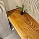 Order Countertop under the sink made of a slab of elm. uloft. Livemaster. . Furniture for baths Фото №3