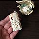 Pendant on carved bone Girl lady of the Wind, 925 silver. Vintage pendants. marusy-1 (Marusy-1). My Livemaster. Фото №5