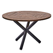 Для дома и интерьера handmade. Livemaster - original item Solid wood dining table, AGVID Chocolate, round. Handmade.