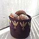 Корзина для хлеба с вышивкой "Урожай". Basket. Shpulkin dom. Online shopping on My Livemaster.  Фото №2
