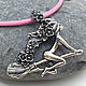 Pendant 'Romantic witch on a broom'. Amulet. Urbanstyle. Online shopping on My Livemaster.  Фото №2
