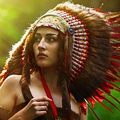 Indian headdress - Hunter Fire