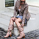 Women's leather boots . Boots of genuine leather. High Boots. KolibriLeather. Online shopping on My Livemaster.  Фото №2