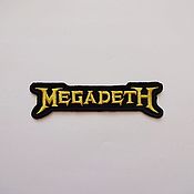 Материалы для творчества handmade. Livemaster - original item Megadeth patch. Handmade.