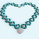 Order Necklace Turquoise with Rose Quartz. Bijoudelice. Livemaster. . Necklace Фото №3