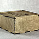 Caja de regalo de madera contrachapada para el 23 de febrero, 13h13h7 cm. Gift wrap. Inna and Alexey (InaleArtStudio). My Livemaster. Фото №4