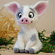 Felted toy Pig. Felted Toy. Felt toy fromKristina Antropova. My Livemaster. Фото №4