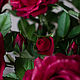 Цветы из холодного фарфора. Бордовые розы. Цветы. Natalia Jelonkina. Ярмарка Мастеров.  Фото №5