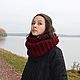 Снуд вязаный в два оборота. Снуды. Ольга Торопова (Lelya_crochet). Ярмарка Мастеров.  Фото №4