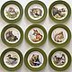 Painted porcelain Collection of plates in a Hunting restaurant, Plates, Kazan,  Фото №1