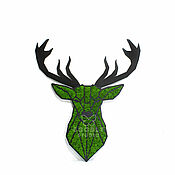 Картины и панно handmade. Livemaster - original item Moss Art Deer, Lion, Hummingbird, Butterfly. Handmade.