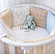 Order Bumpers in the crib. Miss Judy cotton (JuliaLepa). Livemaster. . Sides for crib Фото №3