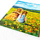 Painting Dog Girl Best Friends 18 x 24 Oil on Canvas Summer Landscape. Pictures. matryoshka (azaart). My Livemaster. Фото №6