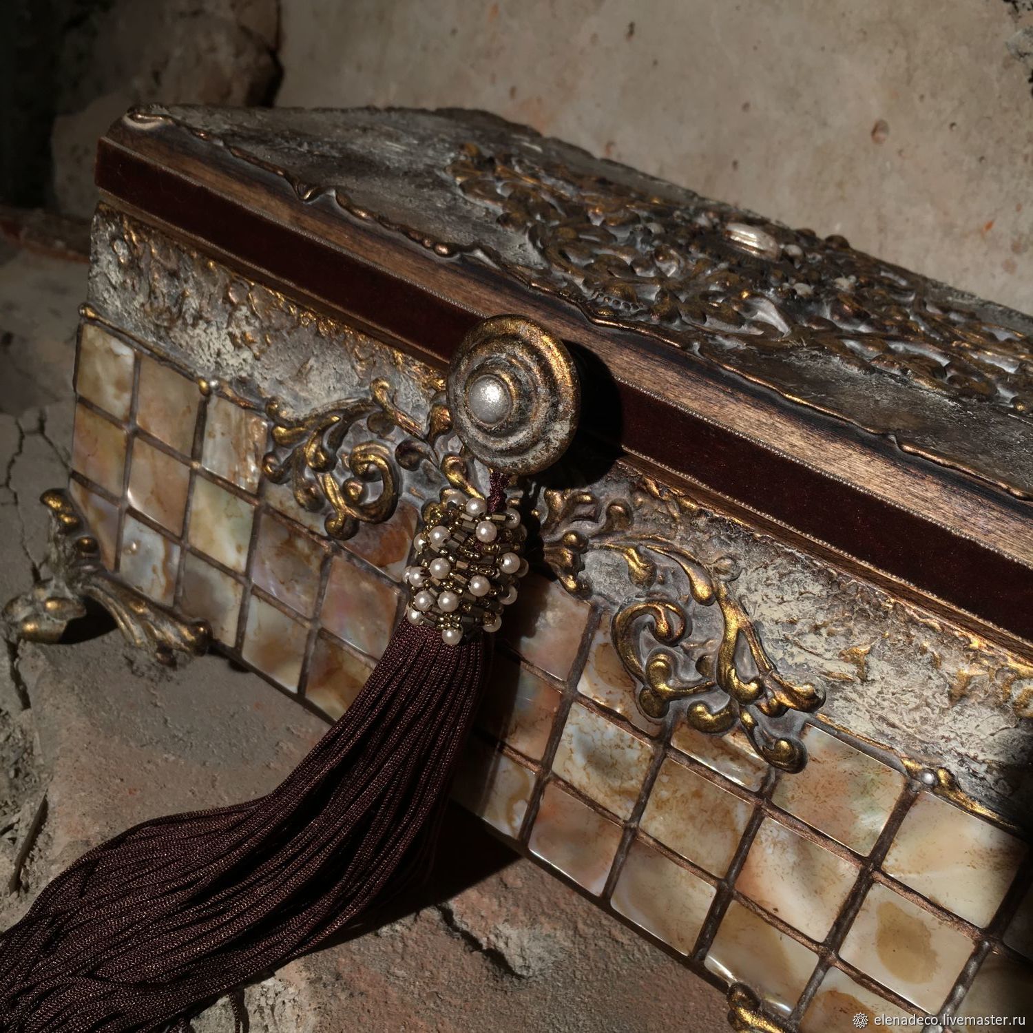 Большая Шкатулка-ларец Жемчужина в интернет-магазине на Ярмарке ...