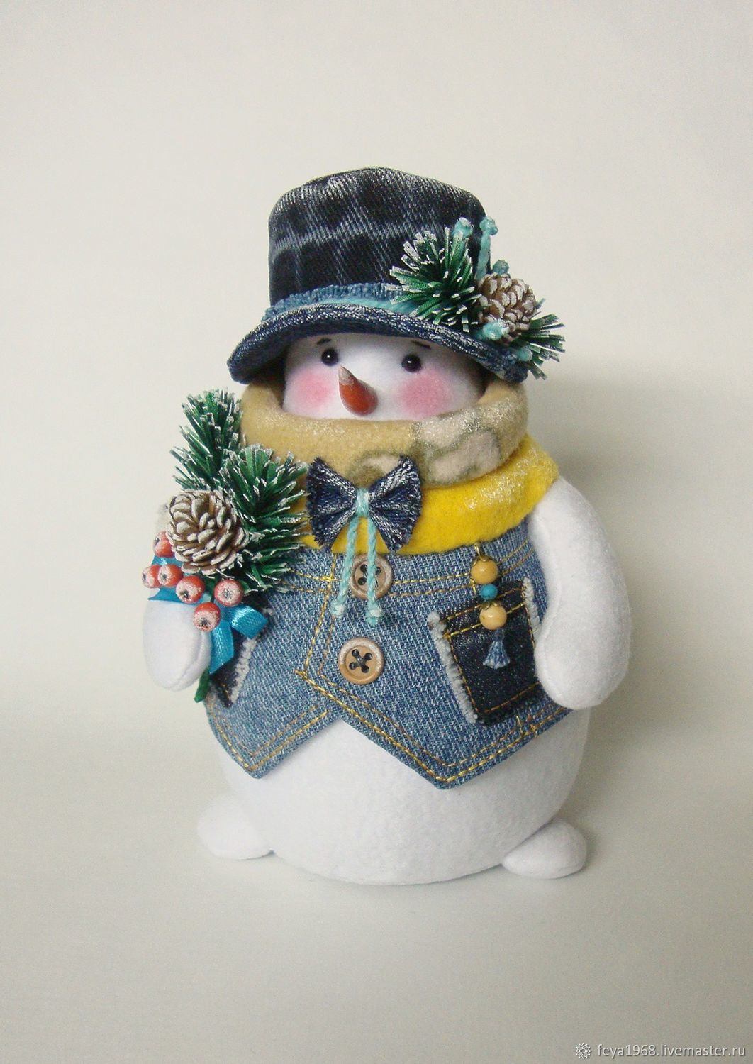 Тильда-снеговик своими руками: мастер-класс