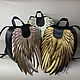 Women's leather backpack mini 'Angel Wings'. Backpacks. Lyurom Studio. Online shopping on My Livemaster.  Фото №2