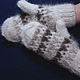 Order Women's knitted mittens. Warm Yarn. Livemaster. . Mittens Фото №3