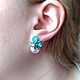 Earrings with Swarovski crystals. Earrings. igra-graney. My Livemaster. Фото №5