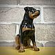 Rottweiler: author's figurine. Figurines. Creative workshop Cheerful porcelain. My Livemaster. Фото №6