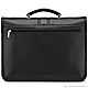 Leather briefcase Salerno (black). Brief case. Russian leather Guild. Online shopping on My Livemaster.  Фото №2