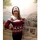 Sweater with reindeer and Norwegian ornaments Forest deer, Sweaters, Moscow,  Фото №1