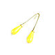 Yellow earrings with agate 'Sunlight' long earrings. Earrings. Irina Moro. My Livemaster. Фото №5