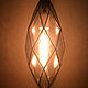 Lámpara de cristal de cristal en estilo moderno. Ceiling and pendant lights. tiffanarium (Tiffanarium). Ярмарка Мастеров.  Фото №6